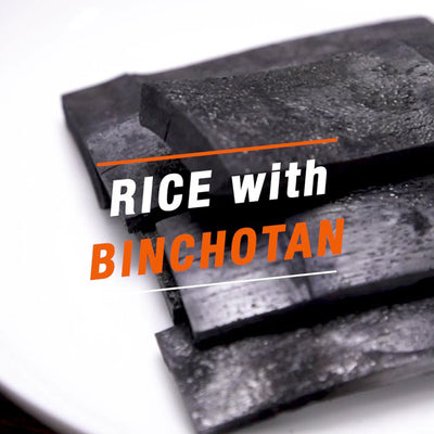 Rice with Binchotan