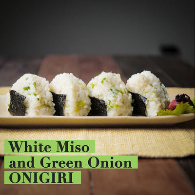 White Miso and Green Onion Onigiri